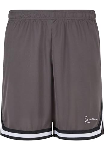 Karl Kani Herren KM-PS011-012-06 Small Signature Essential Mesh Shorts Anthracite, S von Karl Kani