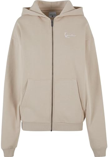 Karl Kani Herren KM-ZH011-024-03 KK Chest Signature Essential Zip Hoodie M Taupe von Karl Kani
