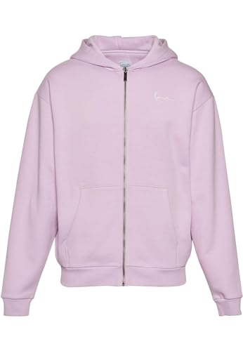 Karl Kani Herren KM-ZH011-080-02 KK Chest Signature Essential Zip Hoodie M Lilac von Karl Kani