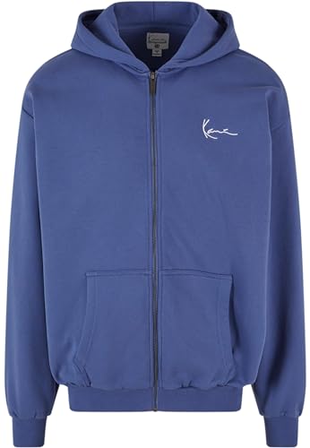 Karl Kani Herren KM-ZH011-092-12 KK Chest Signature Essential Zip Hoodie XXL Dark Blue von Karl Kani