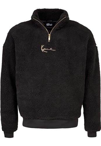 Karl Kani Herren SMALL Signature Teddy Troyer Black Black, XL von Karl Kani