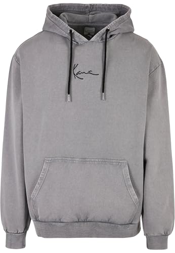 Karl Kani Herren KM221-014-1 Small Signature OS Hoodie Bleached Grey, XXL von Karl Kani