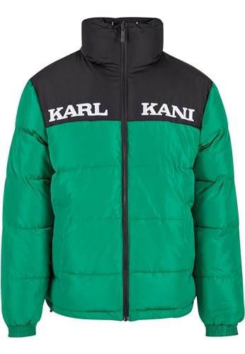 Karl Kani Herren KM223-023-2 Retro Block Reversible Puffer Jacket M Green/Black/White Karl Kani Herren KM223-023-2 Retro Block Reversible Puffer Jacket M Green/Black/White von Karl Kani