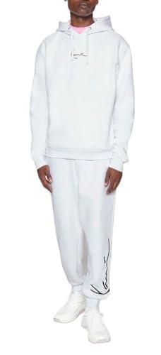Karl Kani Herren KM223-102-3 KK Essential Sweatsuit (Relaxed fit sweatpants) white XL white von Karl Kani