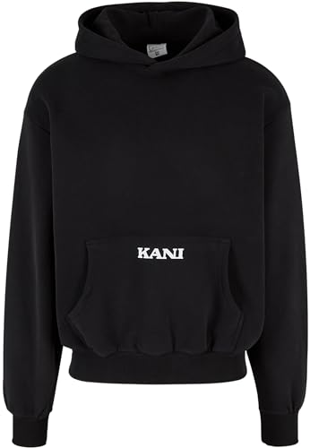 Karl Kani Herren KM234-038-1 KK Small Retro OS Hoodie Black, XL von Karl Kani