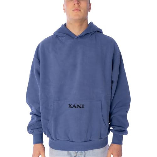 Karl Kani Herren KM234-038-2 KK Small Retro OS Hoodie L Dusty Blue von Karl Kani