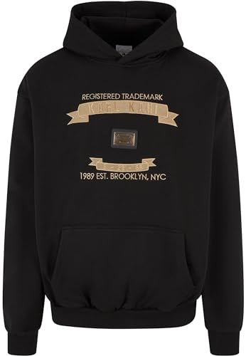 Karl Kani Herren KM241-006-1 Metal Plate Os Hoodie Black, XS Karl Kani Herren KM241-006-1 Metal Plate Os Hoodie Black, XS von Karl Kani