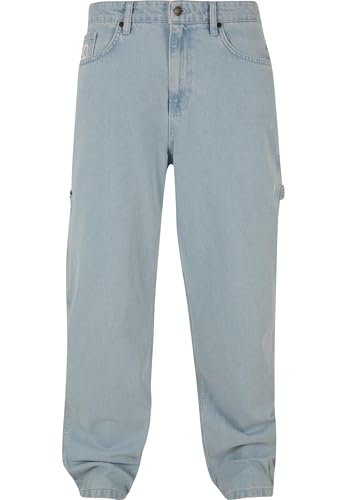Karl Kani Herren KMI-PL063-090-12 KK Retro Baggy Workwear Denim Bleached Blue, 34 von Karl Kani