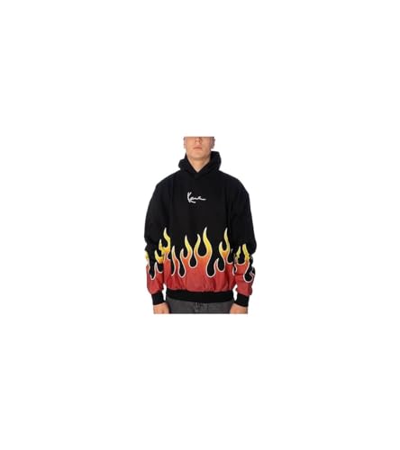 Karl Kani Herren Kapuzenpullover Small Signature Flame Os Hoodie 6021649 (DE/NL/SE/PL, Alphanumerisch, L, Regular, Regular) von Karl Kani