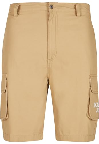 Karl Kani Herren Retro Washed Cargo Shorts Sand, XXL von Karl Kani