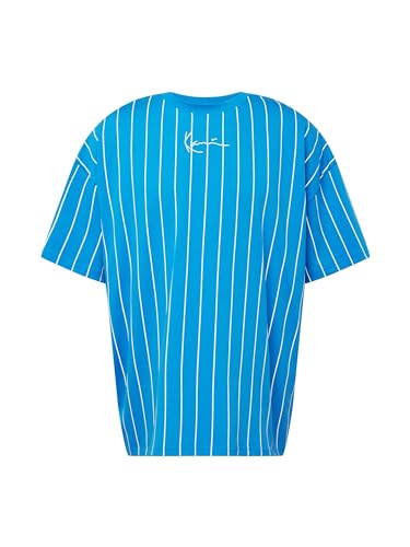 Karl Kani Herren Shirt Pinstripe blau/weiß S von Karl Kani