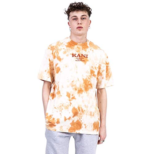 Karl Kani Herren T-Shirt Retro Tie Dye White (M) von Karl Kani