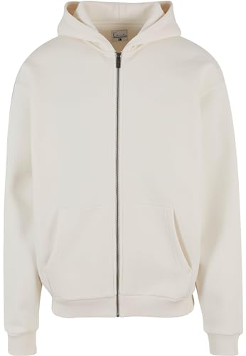 Karl Kani Herren Zip Hoodie Chest Signature Essential Off White (DE/NL/SE/PL, Alphanumerisch, M, Regular, Regular, Off White) von Karl Kani