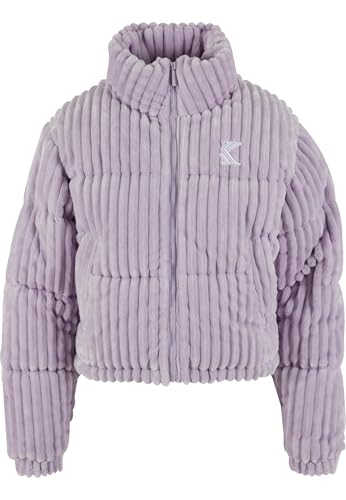 Karl Kani KK Og Fuzzy Corduroy Short Puffer Jacket Purple, M von Karl Kani