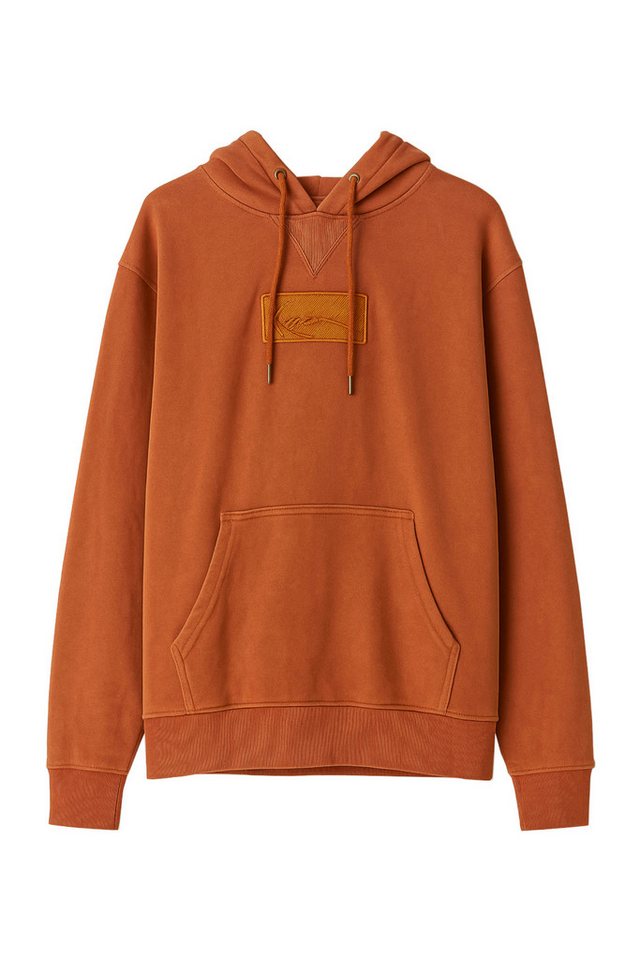 Karl Kani Kapuzenpullover Karl Kani Small Signature Box Washed Hoodie Dark Orange S von Karl Kani