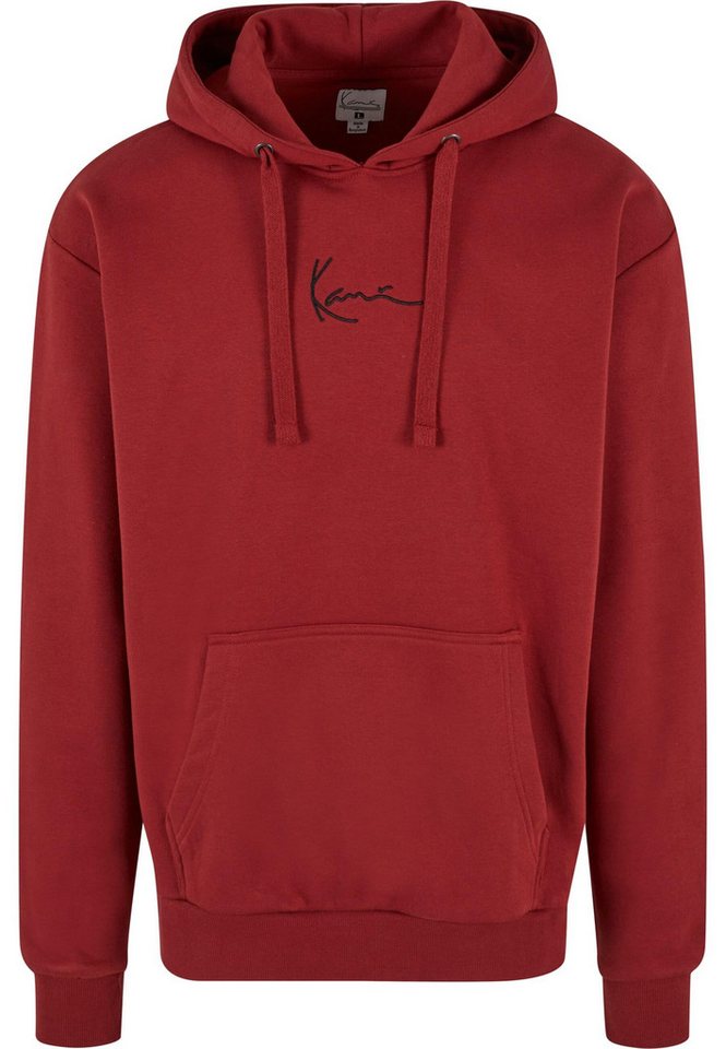 Karl Kani Kapuzensweatshirt Karl Kani SMALL SIGNATURE ESSENTIAL HOODIE DARK RED (1-tlg) von Karl Kani