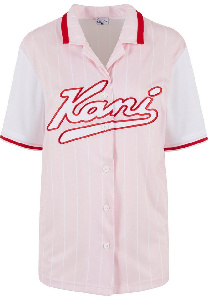 Karl Kani Karohemd Karl Kani Damen KW223-045-1 Varsity Stripe Baseball Shirt (1-tlg) von Karl Kani