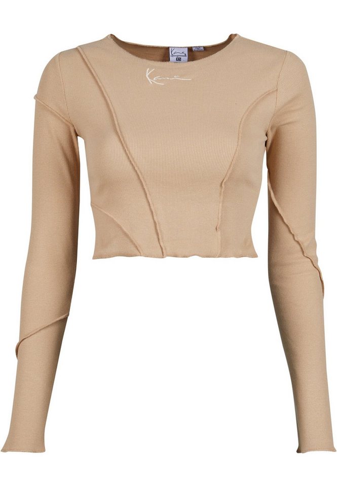 Karl Kani Langarmhemd Karl Kani Damen KW233-037-1 KK Small Signature Rib Ls (1-tlg) von Karl Kani