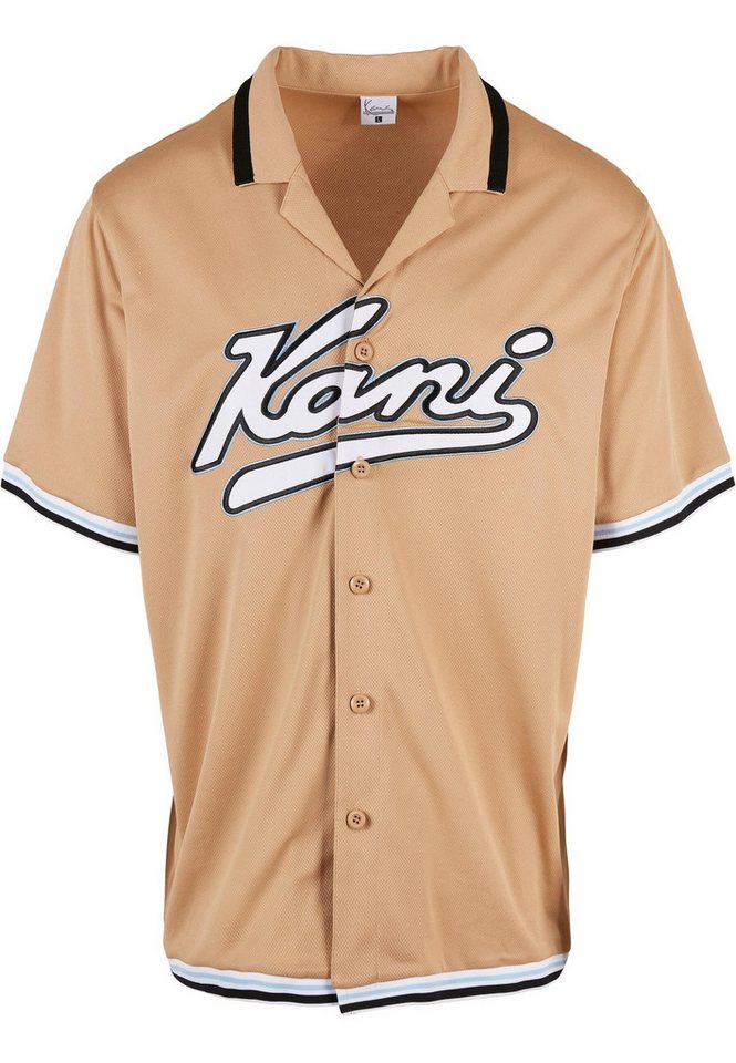 Karl Kani Langarmhemd Karl Kani Herren KM214-018-1 Varsity Baseball Shirt sand (1-tlg) von Karl Kani