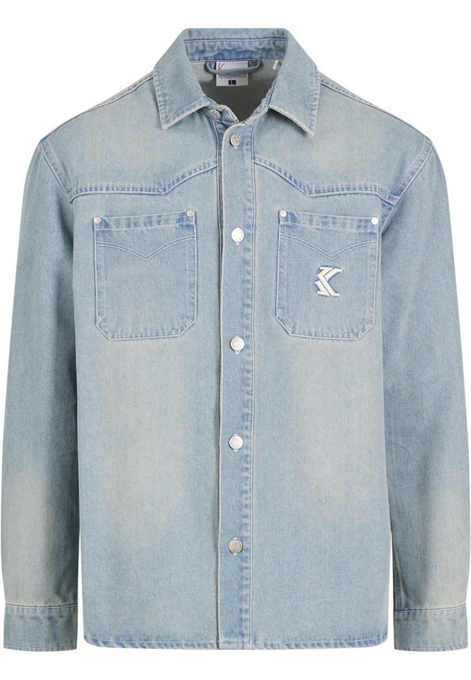 Karl Kani Langarmhemd Karl Kani Og K Western Denim Overshirt (1-tlg) von Karl Kani