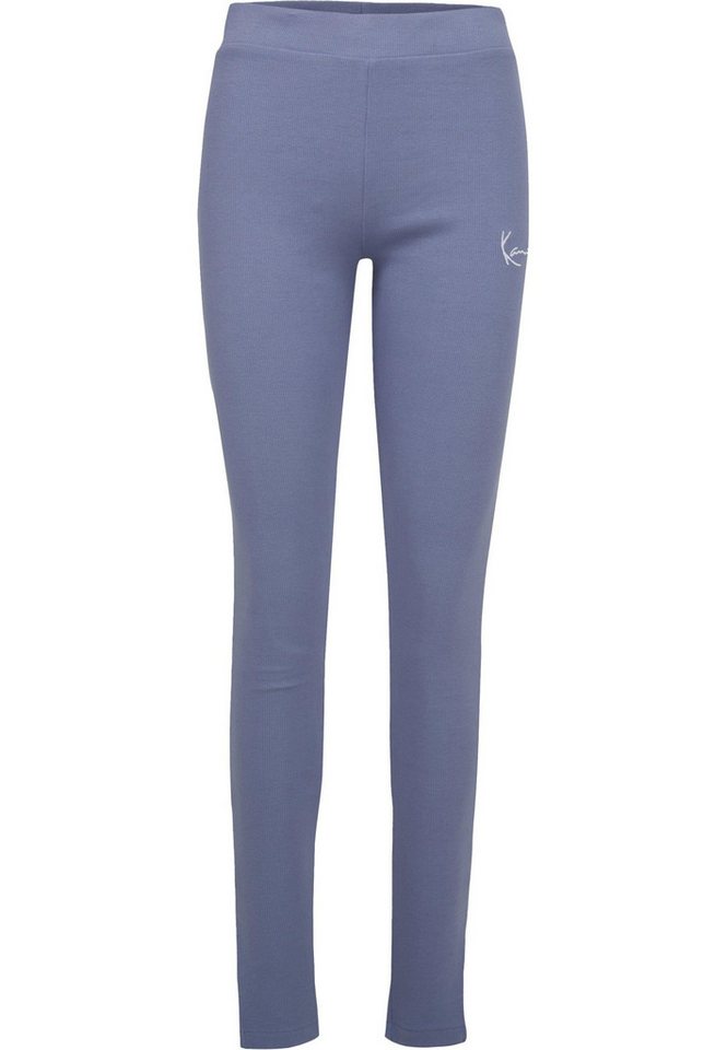 Karl Kani Leggings Karl Kani Damen KW221-023-1 Small Signature Slit Rib Leggings (1-tlg) von Karl Kani