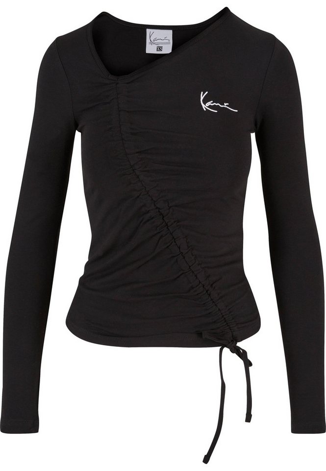 Karl Kani Longsleeve Karl Kani Damen KW224-016-1 KK Small Signature Gathered LS (1-tlg) von Karl Kani