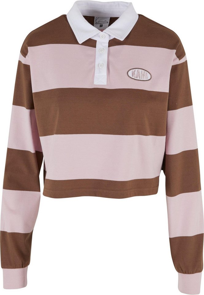 Karl Kani Longsleeve Karl Kani Karl Kani Woven Signature Crop Striped Rugby LS (1-tlg) von Karl Kani