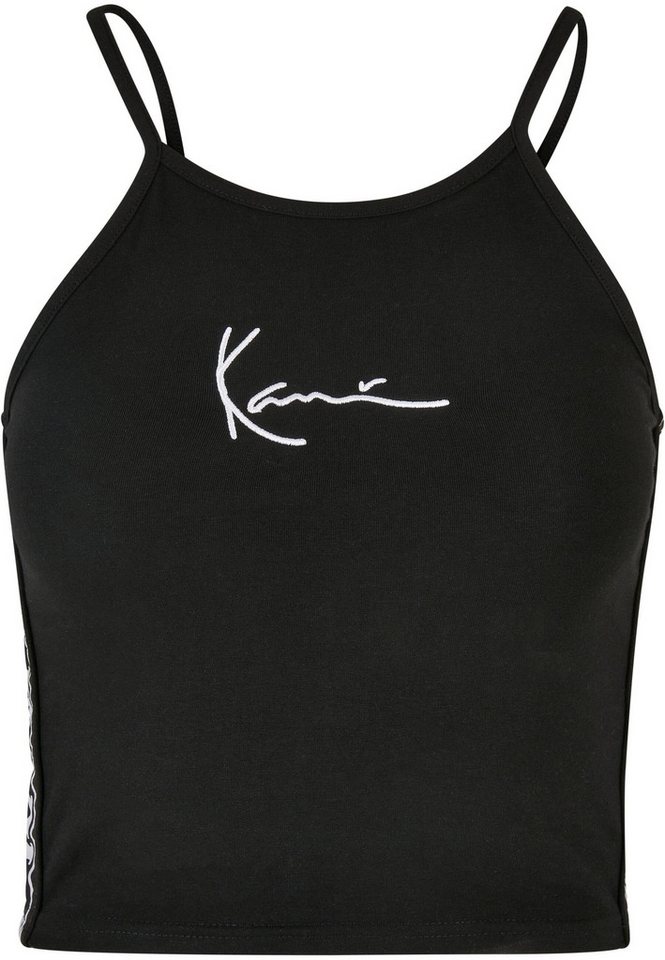 Karl Kani Muskelshirt Karl Kani Damen KKWQ22001BLK KK Small Signature Tape Top (1-tlg) von Karl Kani