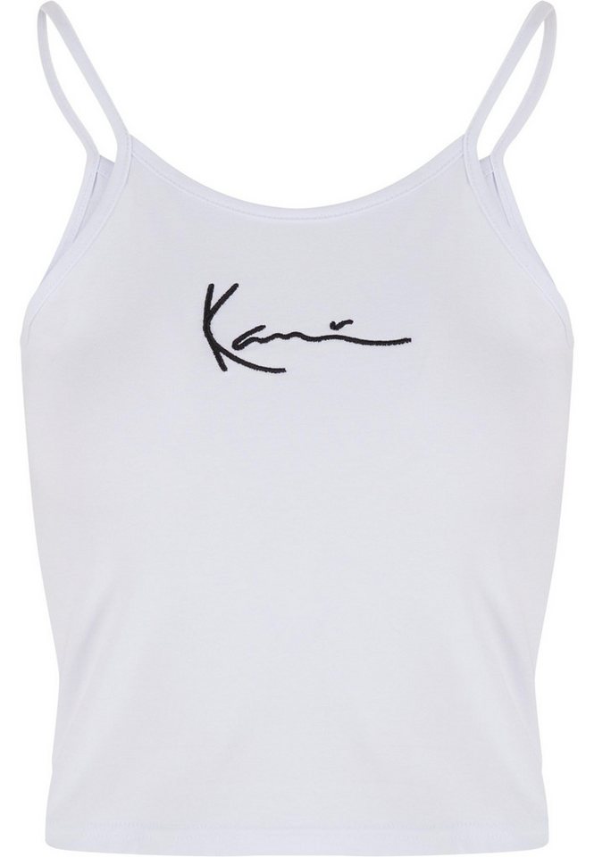 Karl Kani Muskelshirt Karl Kani Damen KKWQ22001WHT Small Signature Tape Top (1-tlg) von Karl Kani
