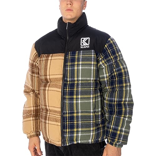 Karl Kani OG Flannel Block Puffer Jacke Herren multicolor, L von Karl Kani