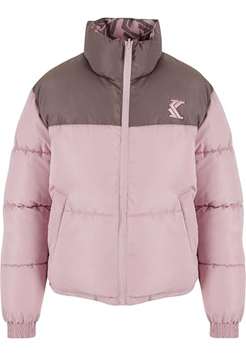Karl Kani OG Reversible Puffer Jacket Rose/Taupe, XL von Karl Kani