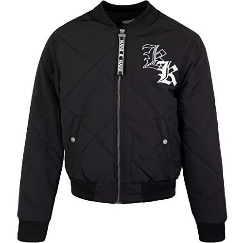 Karl Kani Old English Bomber Jacket Jacke (black, L) von Karl Kani