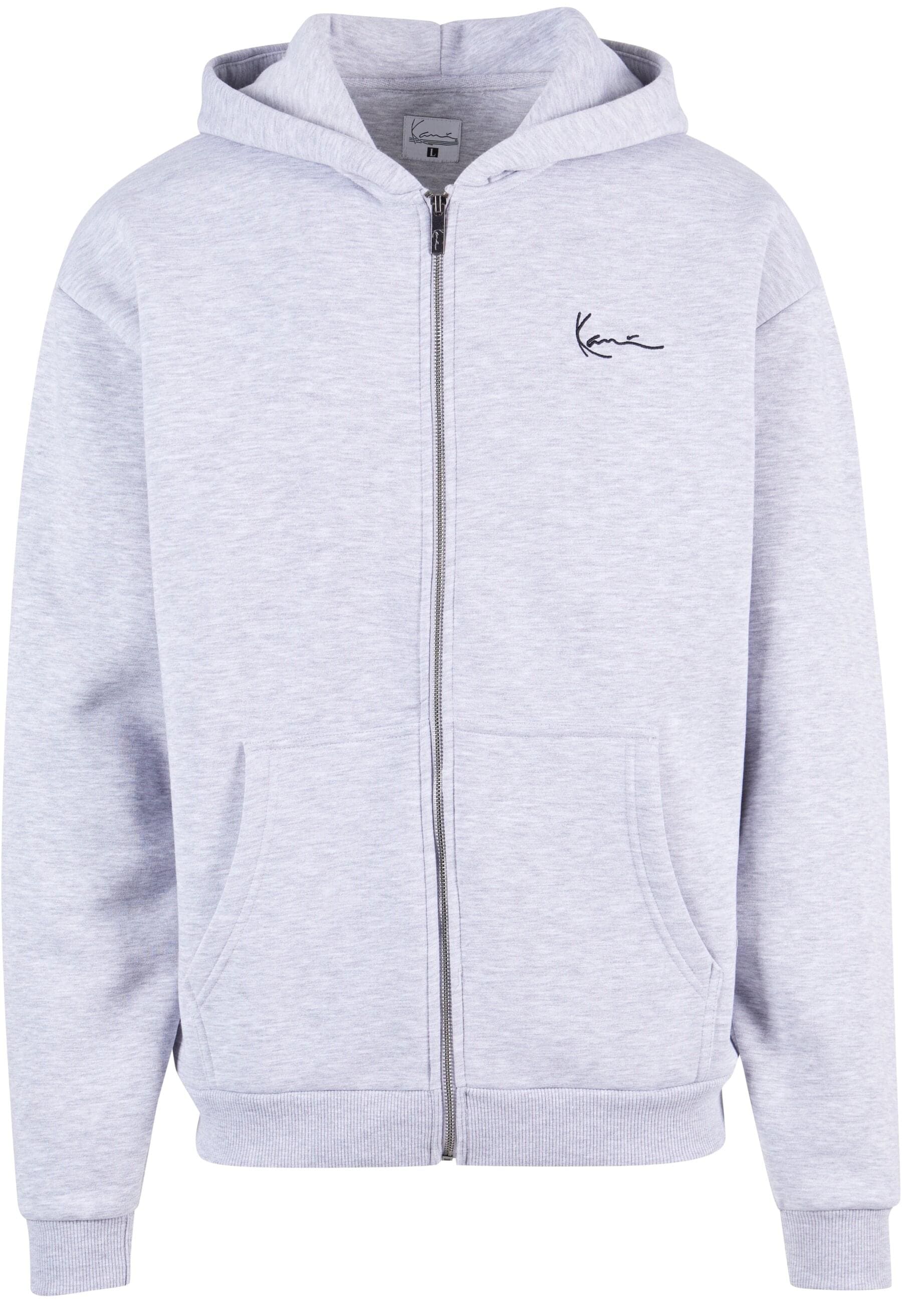 Karl Kani Outdoorjacke "Karl Kani Herren Chest Signature Essential Zip Cardigan" 1 Stk. tlg. mit Kapuze von Karl Kani