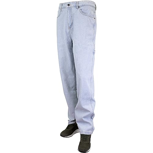 Karl Kani Retro Baggy Workwear Denim Jeans (as3, Numeric, Numeric_34, Regular, Regular, Light Blue) von Karl Kani