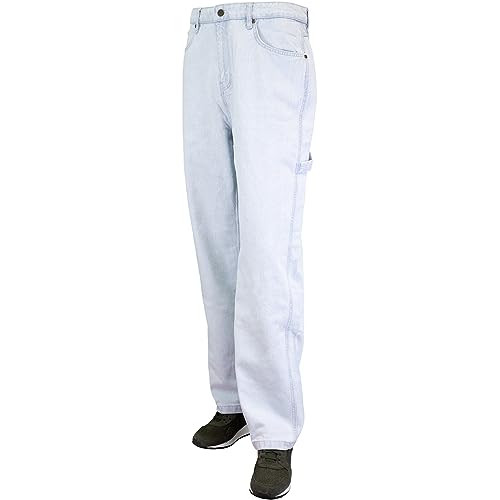 Karl Kani Retro Baggy Workwear Denim Jeans (as3, Numeric, Numeric_36, Regular, Regular, Bleach Blue) von Karl Kani