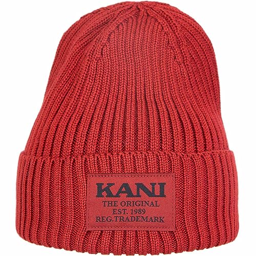 Karl Kani Retro Classic Beanie Wintermütze (one Size, red) von Karl Kani