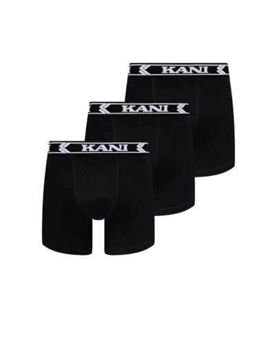 Karl Kani Retro Tape Boxer Shorts 3er Pack (DE/NL/SE/PL, Alphanumerisch, XL, Regular, Regular, Black) von Karl Kani