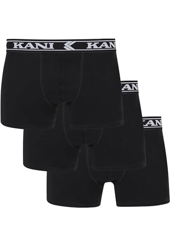 Karl Kani Retro Tape Boxershort 3-Pack Herren Unterwäsche schwarz, S von Karl Kani