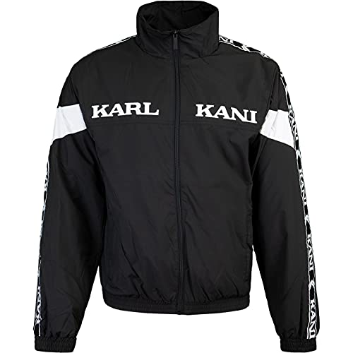 Karl Kani Retro Tape Trackjacket Jacke (L, black) von Karl Kani