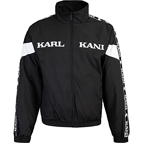 Karl Kani Retro Tape Trackjacket Jacke (M, black) von Karl Kani