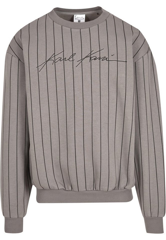 Karl Kani Rundhalspullover Karl Kani Autograph Pinstripe Sweat Os Crewneck (1-tlg) von Karl Kani