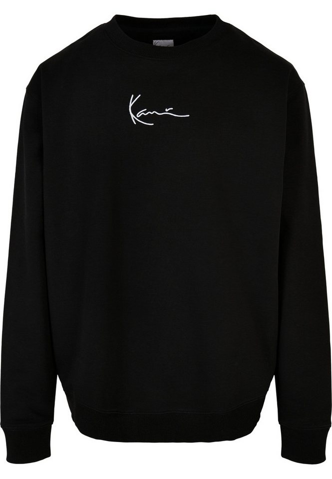 Karl Kani Rundhalspullover Karl Kani Herren KKMQ12003BLK Small Signature Crew (1-tlg) von Karl Kani