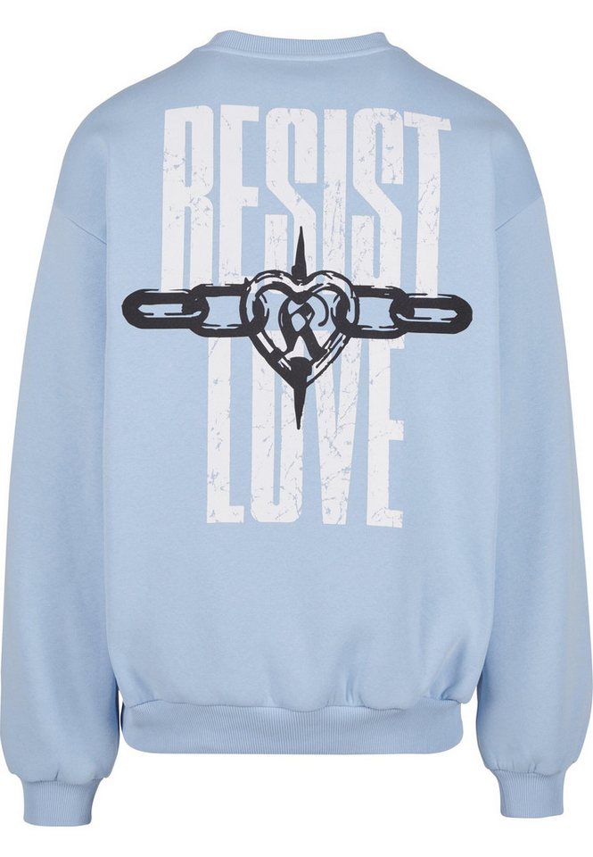 Karl Kani Rundhalspullover Karl Kani Woven Signature Resist Love Crew (1-tlg) von Karl Kani