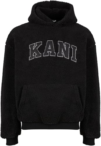 Karl Kani Serif Teddy Hoodie M Black Karl Kani Serif Teddy Hoodie M Black von Karl Kani