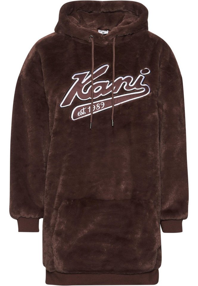 Karl Kani Shirtkleid Karl Kani Damen KW234-039-2 KK Varsity Vegan Fur Hoodie Dress (1-tlg) von Karl Kani