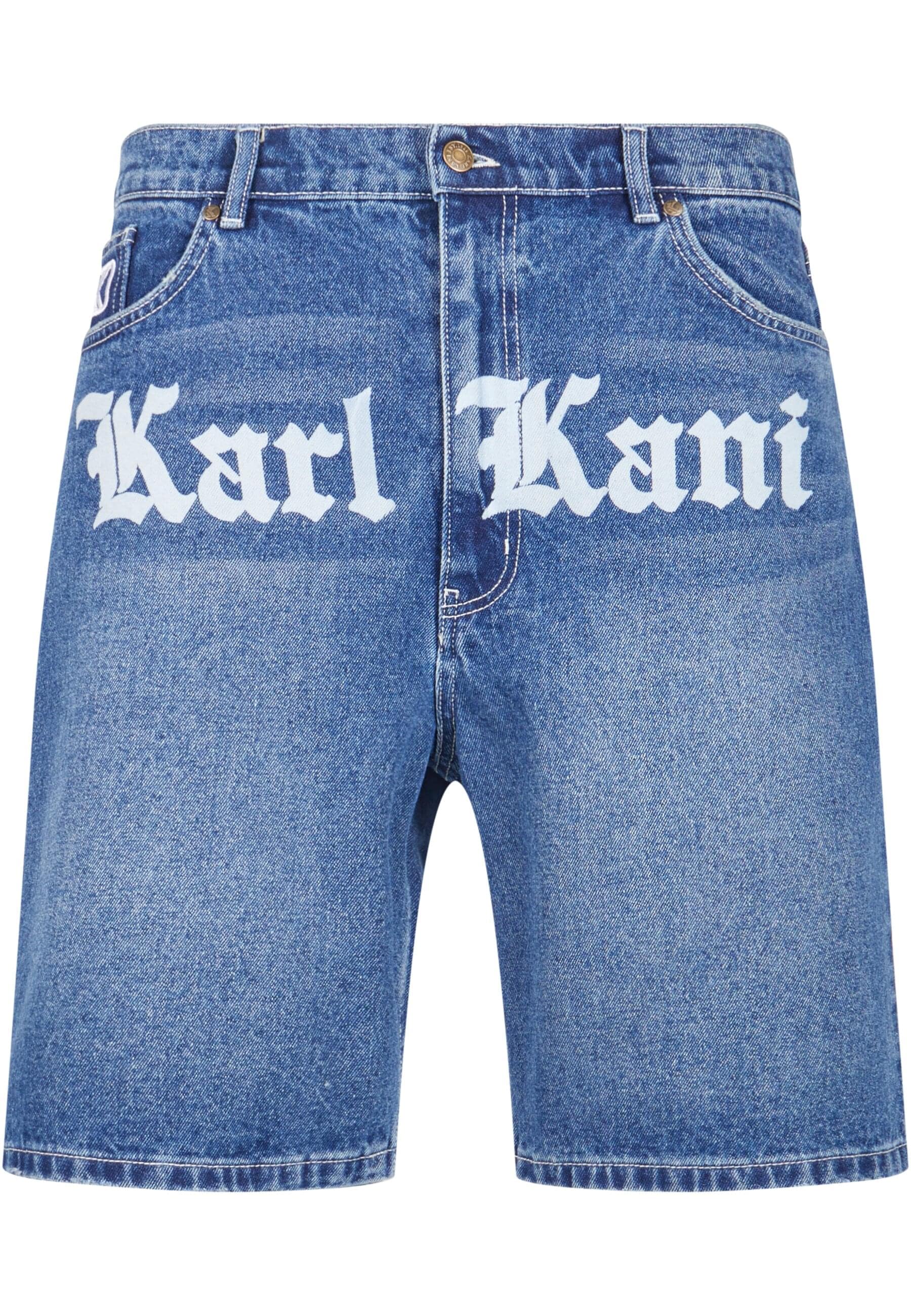 Karl Kani Shorts "Karl Kani Herren Karl Kani OG Old English Denim Shorts" von Karl Kani