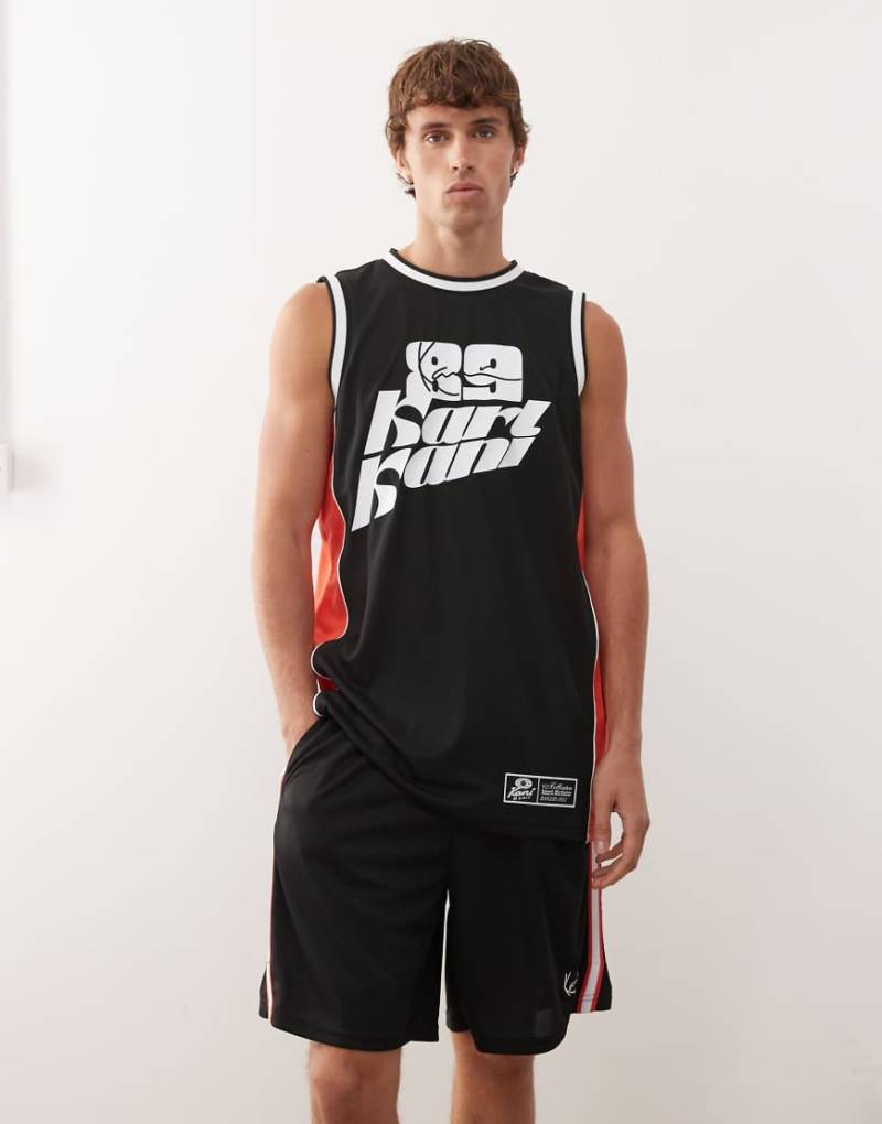 Karl Kani ‑ Signature ‑ Basketballshorts in Schwarz von Karl Kani