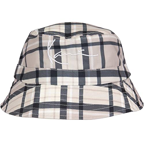 Karl Kani Signature Check Reversible Bucket Hat Fischerhut (one Size, Sand/Black) von Karl Kani