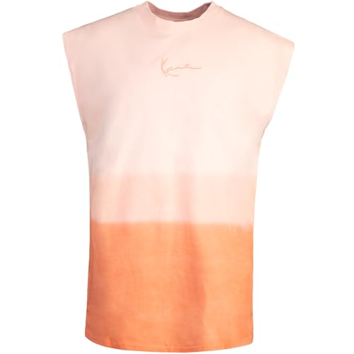 Karl Kani Signature Gardient Sleeveless Shirt Tank Top (DE/NL/SE/PL, Alphanumerisch, XL, Regular, Regular, orange) von Karl Kani