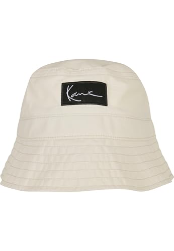 Karl Kani Accessoires KA223-027-1 Signature Nylon Bucket Hat Light Sand Light Sand, one Size von Karl Kani